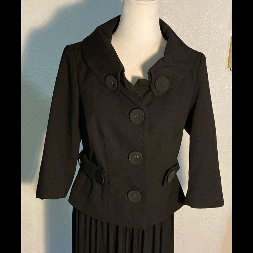 Sunny Leigh Black Blazer Jacket Medium - Picture 4 of 5